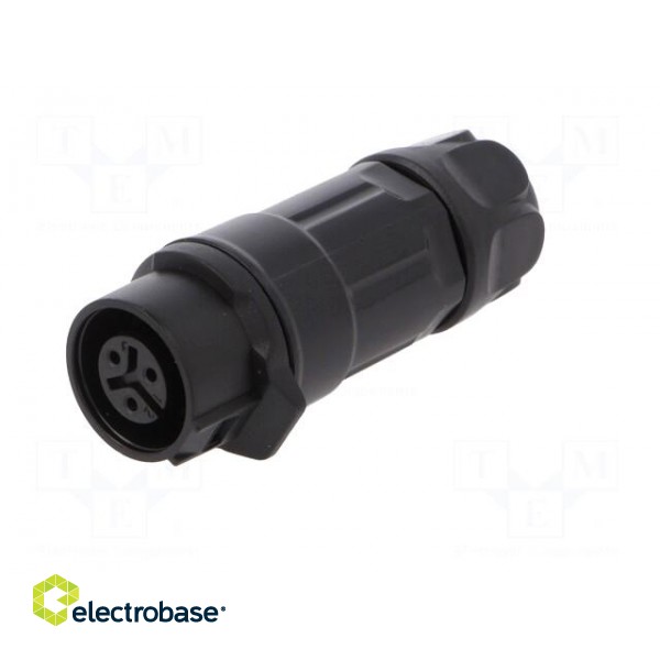 Plug | Connector: circular | MRD | PIN: 3 | 24AWG÷20AWG | gold flash | 5A paveikslėlis 2