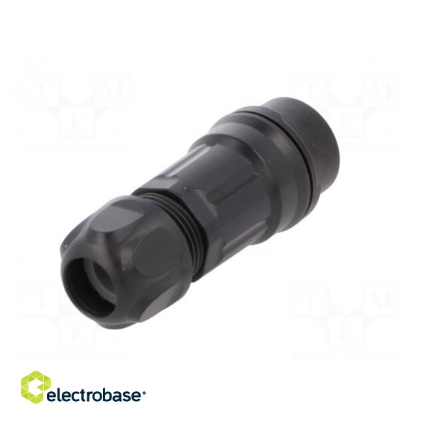 Plug | Connector: circular | MRD | PIN: 3 | gold flash | 10A | soldering paveikslėlis 9