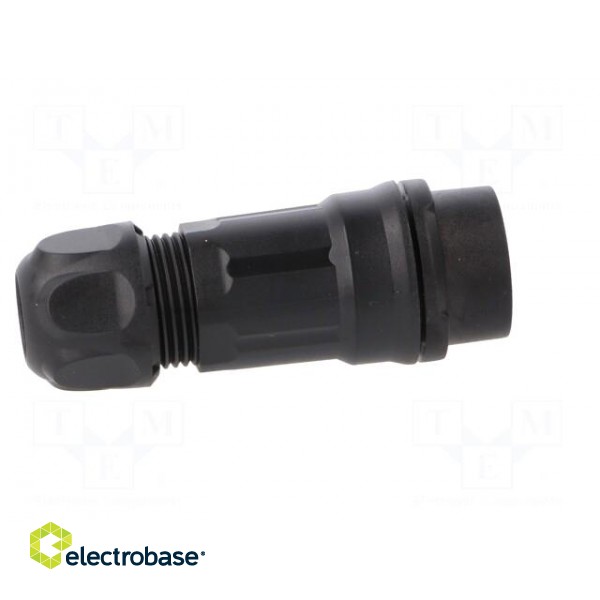 Plug | Connector: circular | MRD | PIN: 3 | gold flash | 10A | soldering фото 6