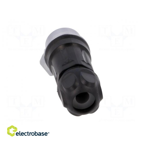 Plug | Connector: circular | MRD | PIN: 4 | gold flash | 10A | soldering image 5