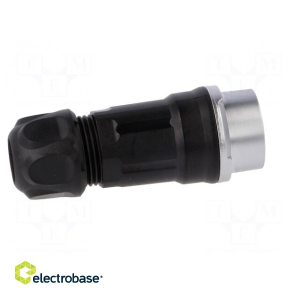 Plug | Connector: circular | MRD | PIN: 4 | gold flash | 10A | soldering image 7