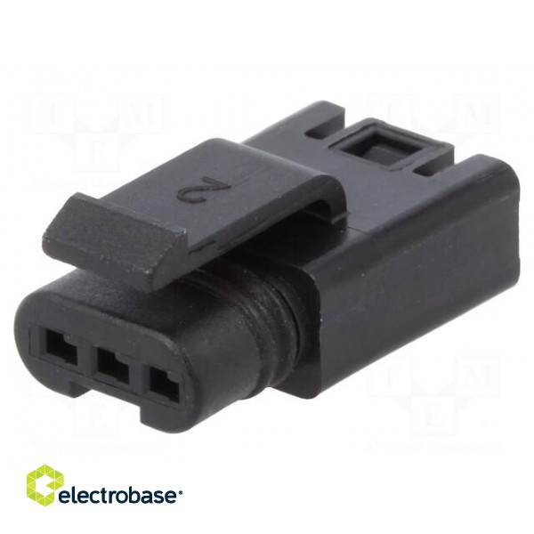 Plug | Connector: wire-wire | FLH | PIN: 2 | female | Type: w/o contacts paveikslėlis 1