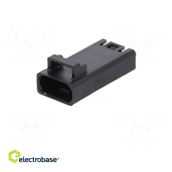 Plug | Connector: wire-wire | FLH | PIN: 3 | male | Type: w/o contacts image 2