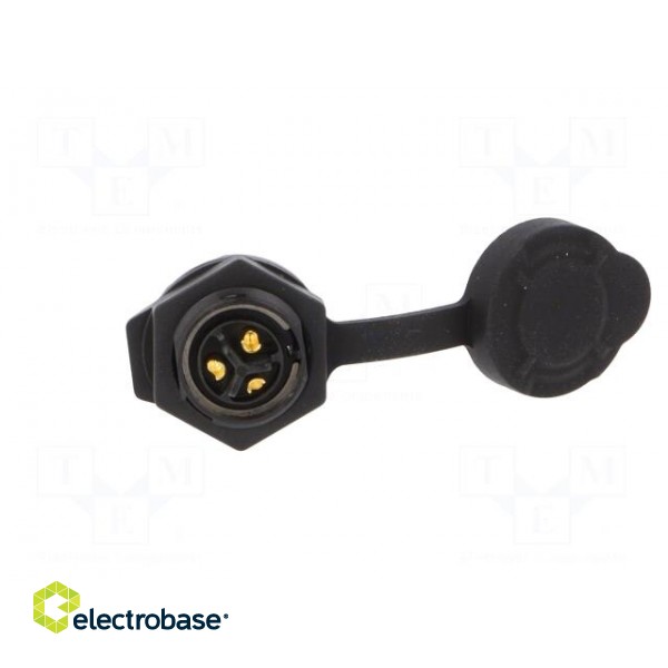 Socket | Connector: circular | MRD | PIN: 3 | 16AWG | gold flash | 10A фото 5