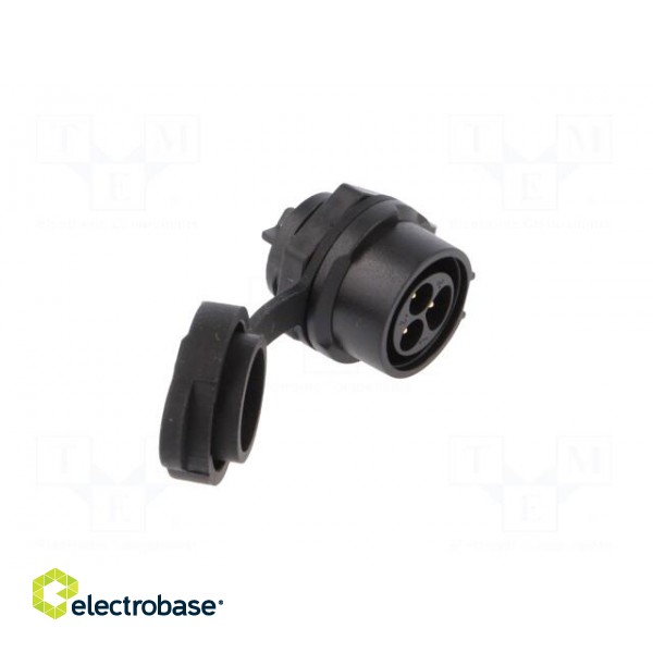 Socket | Connector: circular | MRD | PIN: 3 | 16AWG | gold flash | 10A image 8