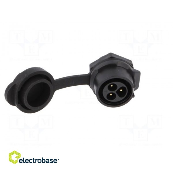 Socket | Connector: circular | MRD | PIN: 3 | 16AWG | gold flash | 10A фото 9