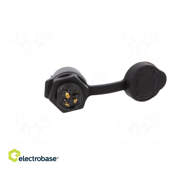 Socket | Connector: circular | MRD | PIN: 3 | gold flash | 5A | soldering paveikslėlis 5