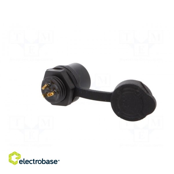 Socket | Connector: circular | MRD | PIN: 3 | gold flash | 5A | soldering paveikslėlis 6