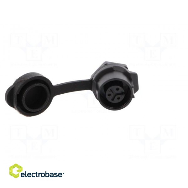 Socket | Connector: circular | MRD | PIN: 3 | gold flash | 5A | soldering paveikslėlis 9