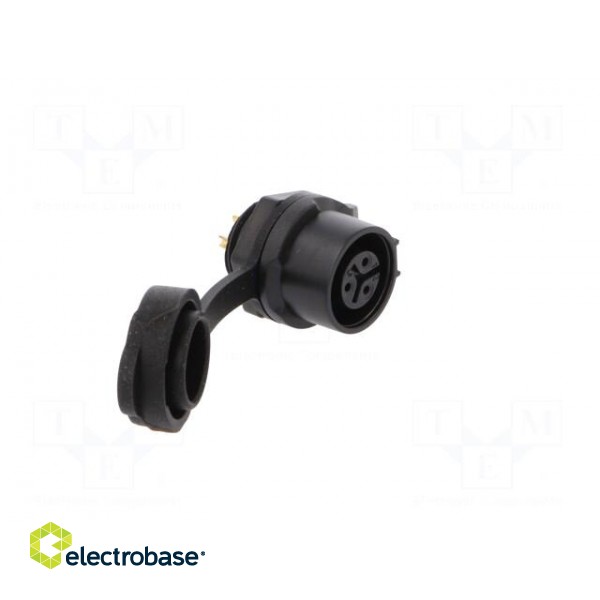 Socket | Connector: circular | MRD | PIN: 3 | gold flash | 5A | soldering paveikslėlis 8