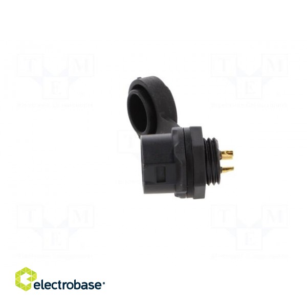 Socket | Connector: circular | MRD | PIN: 3 | gold flash | 5A | soldering paveikslėlis 3