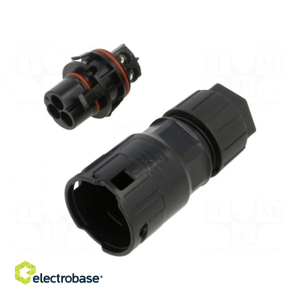 Connector: AC supply | male | 10mm2 | screw terminal | plug | for cable