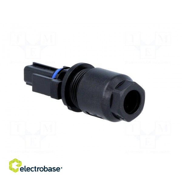 Connector: solar | female | "-" marking | 4mm2 | with contacts | plug фото 4