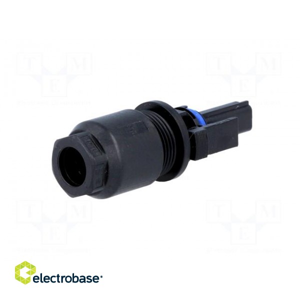 Connector: solar | female | "-" marking | 4mm2 | with contacts | plug image 6
