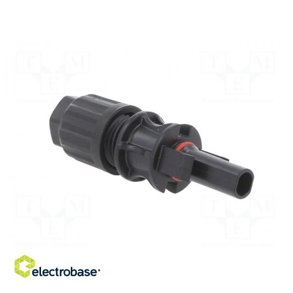 Connector: solar | female | 10mm2 | with contacts | crimped | plug | 60A фото 8