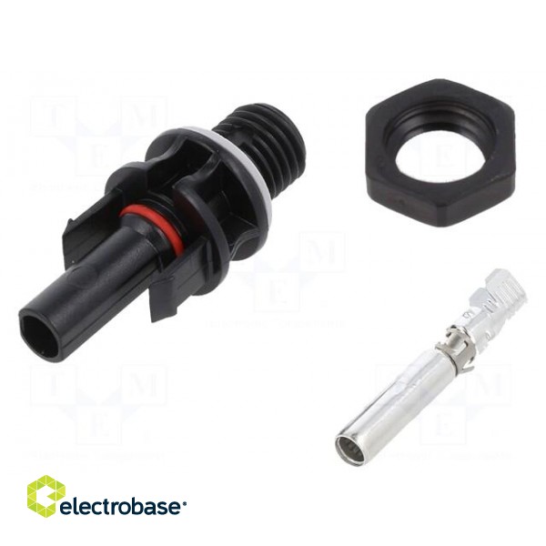 Connector: solar | female | 4÷6mm2 | with contacts | crimped | socket фото 1