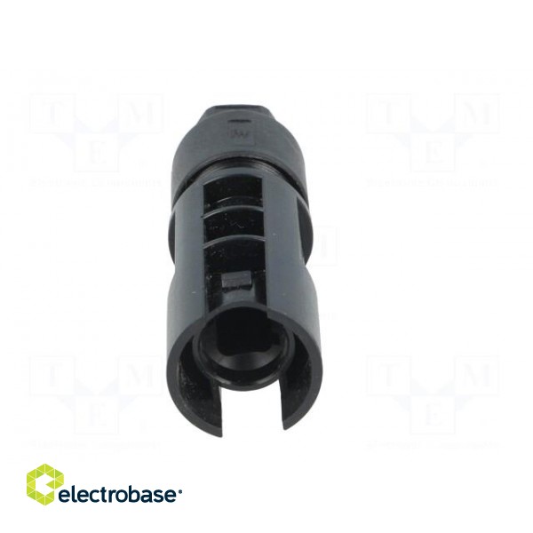 Connector: solar | male | "-" marking | 4mm2 | with contacts | crimped image 9