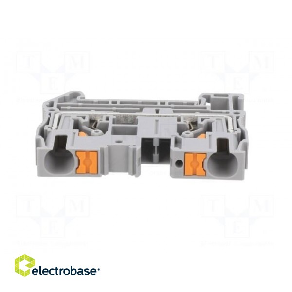 Splice terminal: rail | PT | 41A | 1kV | for DIN rail mounting | grey image 9