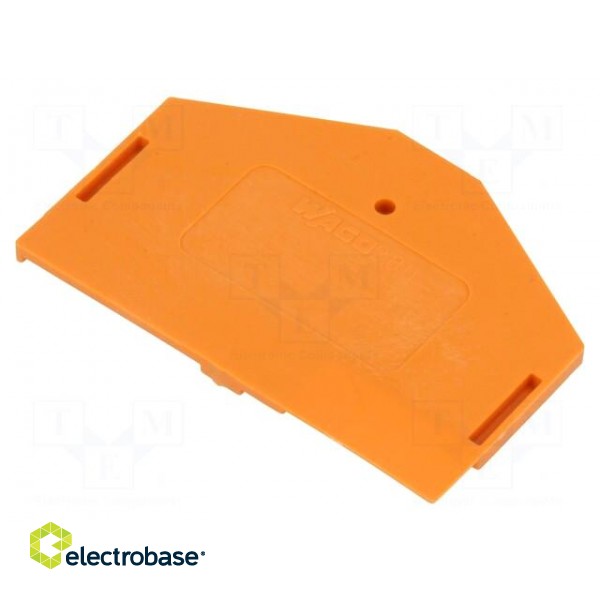 End/partition plate | orange | 280 | 2.5x36.5x50.5mm | 280-6 image 1