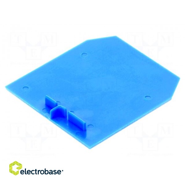 End/partition plate | Application: ZUG-G10 | blue | Width: 1.5mm image 2