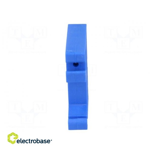 Holder | blue | Width: 10mm | polyamide | TS35 | -25÷120°C | UL94V-0 image 5