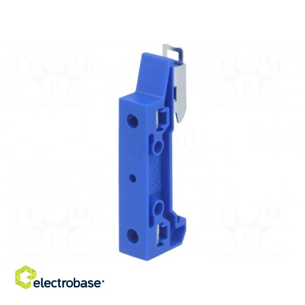 Mounting adapter | blue | for DIN rail mounting | Width: 11mm | TS35 image 1