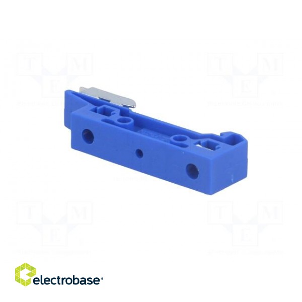 Mounting adapter | blue | DIN | Width: 11mm | polyamide | TS35 image 2