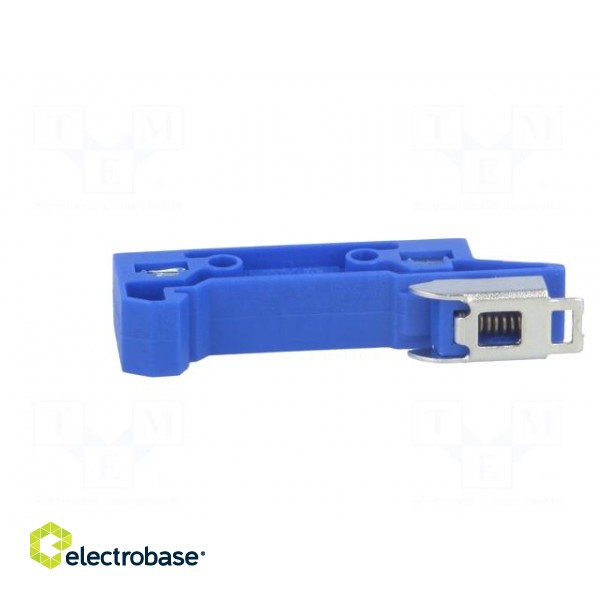 Mounting adapter | blue | DIN | Width: 11mm | polyamide | TS35 image 5