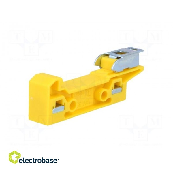 Mounting adapter | yellow | DIN | Width: 11mm | polyamide | TS35 paveikslėlis 6