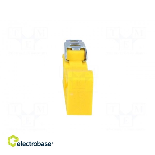 Mounting adapter | yellow | DIN | Width: 11mm | polyamide | TS35 image 5