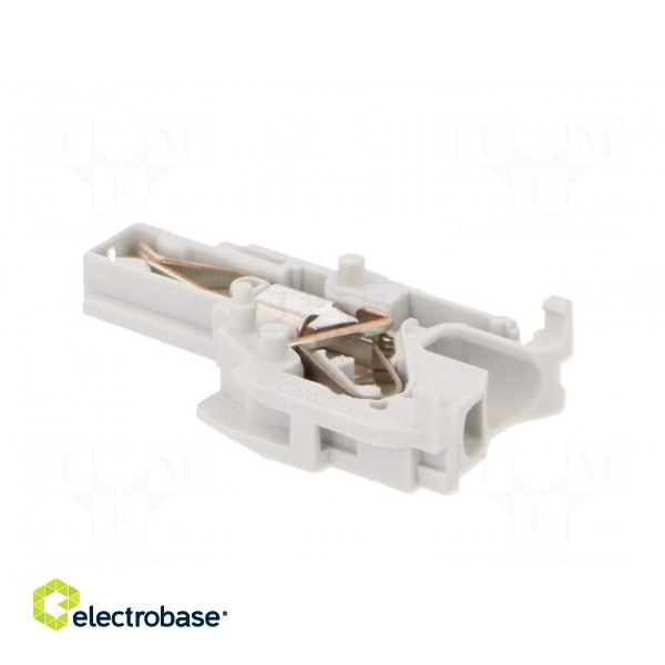 Plug | 0.2÷2.5mm2 | ways: 1 | terminals: 1 | grey | spring clamp | SNK paveikslėlis 8