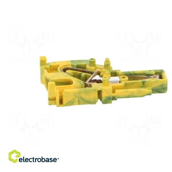 Plug | 0.2÷2.5mm2 | ways: 1 | terminals: 1 | yellow-green | spring clamp image 3