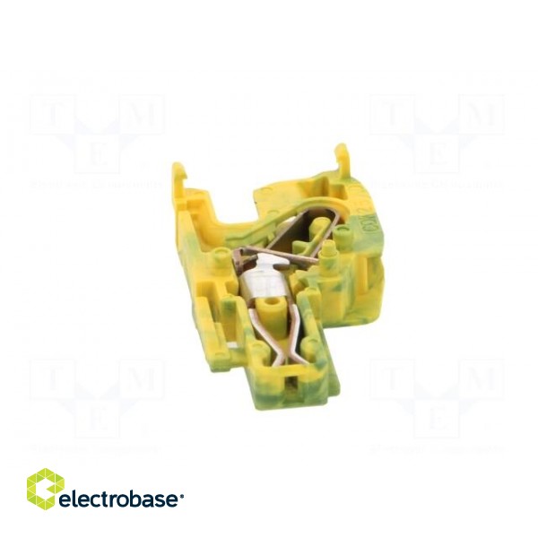 Plug | 0.2÷2.5mm2 | ways: 1 | terminals: 1 | yellow-green | spring clamp image 5