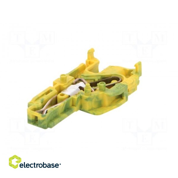 Plug | 0.2÷2.5mm2 | ways: 1 | terminals: 1 | yellow-green | spring clamp image 6