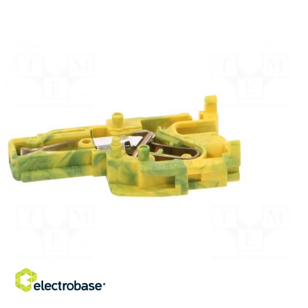 Plug | 0.2÷2.5mm2 | ways: 1 | terminals: 1 | yellow-green | spring clamp image 7