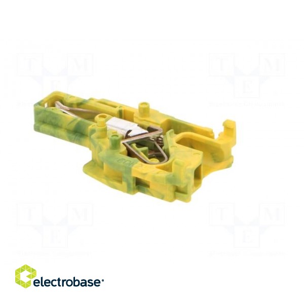 Plug | 0.2÷2.5mm2 | ways: 1 | terminals: 1 | yellow-green | spring clamp image 8