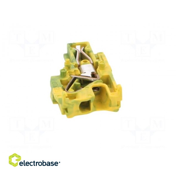 Plug | 0.2÷2.5mm2 | ways: 1 | terminals: 1 | yellow-green | spring clamp image 9