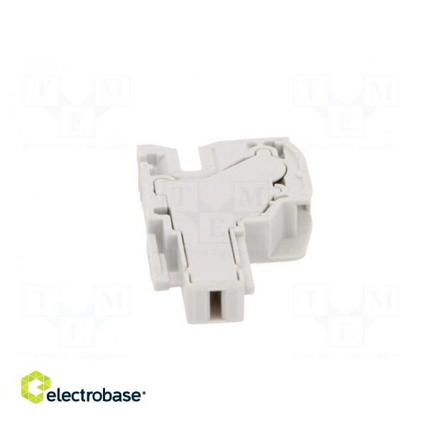 Plug | 0.5÷4mm2 | ways: 1 | terminals: 1 | grey | spring clamp | Width: 6mm image 5