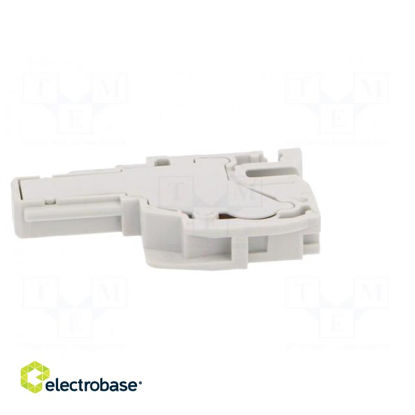 Plug | 0.5÷4mm2 | ways: 1 | terminals: 1 | grey | spring clamp | Width: 6mm paveikslėlis 7