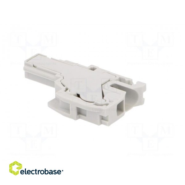 Plug | 0.5÷4mm2 | ways: 1 | terminals: 1 | grey | spring clamp | Width: 6mm image 8