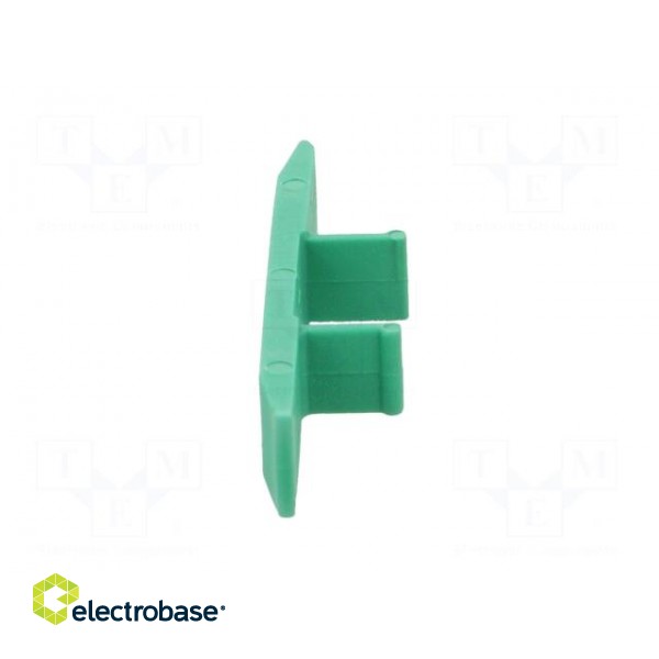 Protection | green | Width: 6.4mm | polyamide | -25÷120°C | UL94V-0 image 3