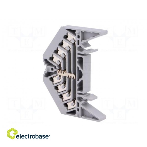 Splice terminal: rail | 1.5mm2 | ways: 1 | terminals: 16 | grey | 250VAC image 4