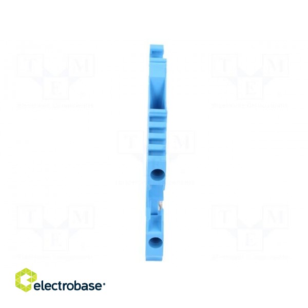 Splice terminal: rail | 2.5mm2 | ways: 1 | terminals: 2 | blue | wemid фото 9