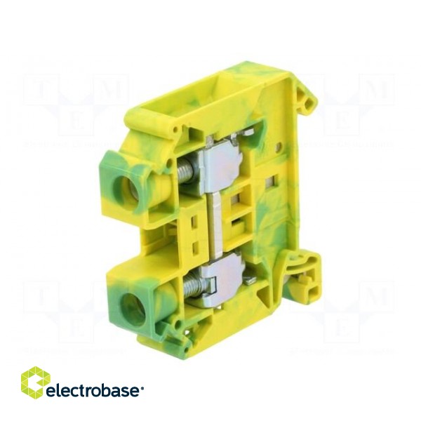 Splice terminal: rail | screw terminal | polyamide | TS32,TS35 image 1