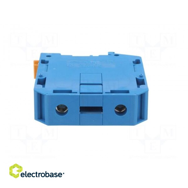 Splice terminal: rail | 70mm2 | ways: 1 | terminals: 2 | blue | UKH | 1kV image 9