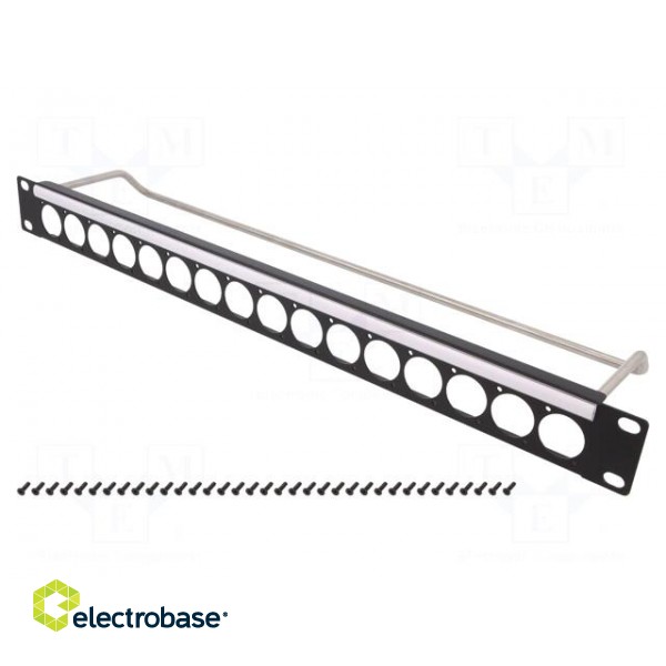 Mounting adapter | patch panel | RACK | screw | Thread: M3