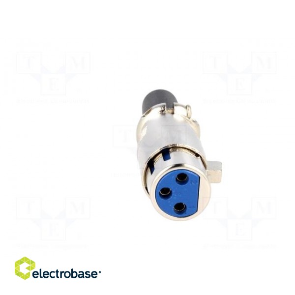 Plug | XLR | female | PIN: 3 | straight | for cable image 9