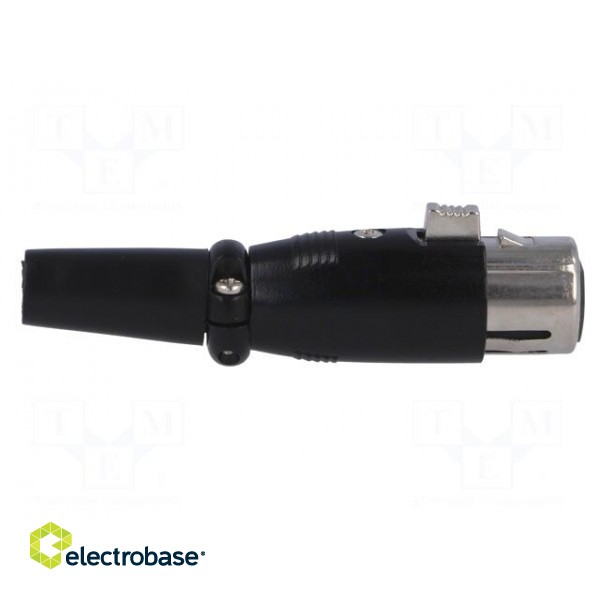 Plug | XLR | female | PIN: 3 | straight | for cable | gold-plated image 7