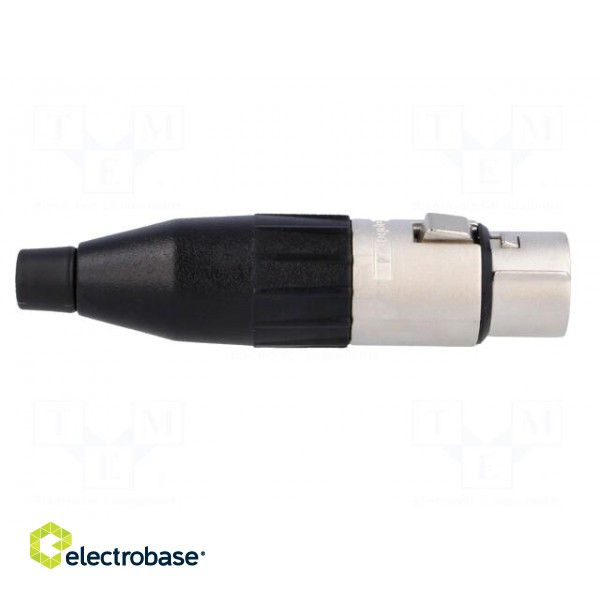 Plug | XLR | female | PIN: 3 | straight | for cable | soldering | 133V | 15A image 7