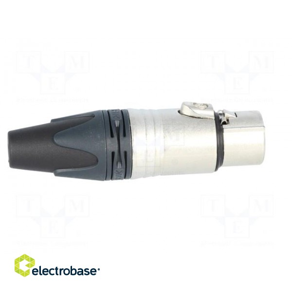 Plug | XLR | female | PIN: 3 | straight | for cable | soldering | 16A | 14AWG image 7